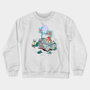 Capybara Chicha Crewneck Sweatshirt